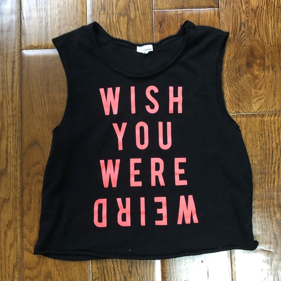 wish you were weird graphic tank - Picture 1 of 2